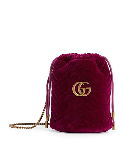 gucci pink bucket bag|gucci marmont bucket bag.